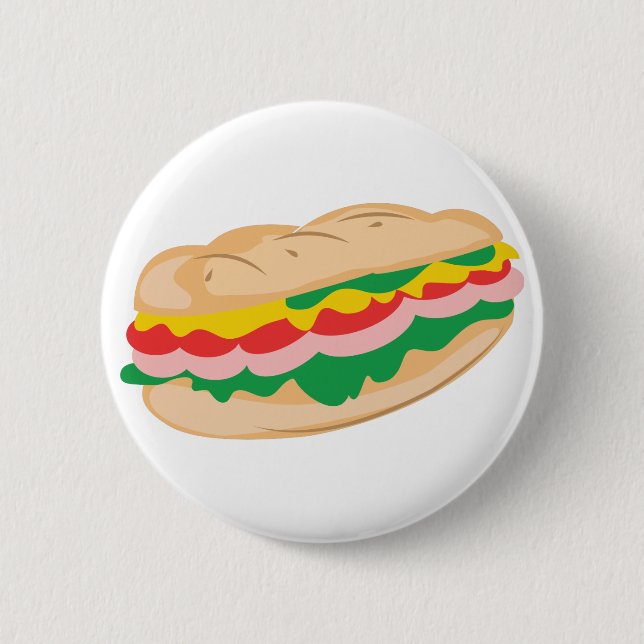 Badge Rond 5 Cm Sous-sandwich (Devant)