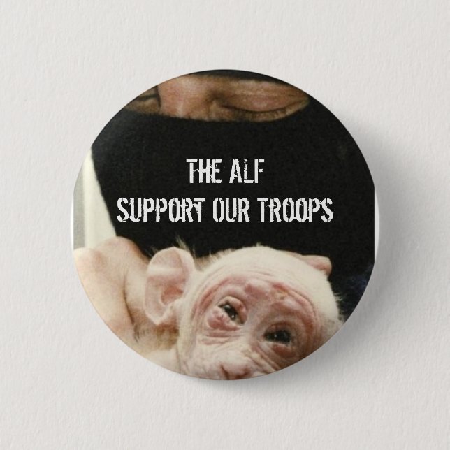 Badge Rond 5 Cm Soutenez NOS troupes ! (Devant)
