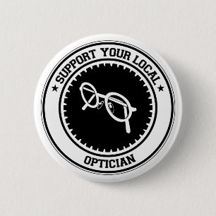 Badge Rond 5 Cm Soutenez votre opticien local