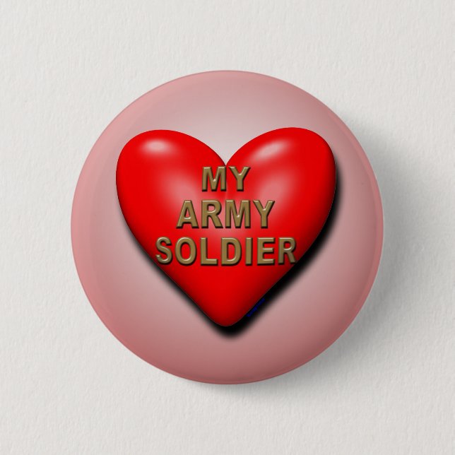 Badge Rond 5 Cm Soutenez votre soldat (Devant)
