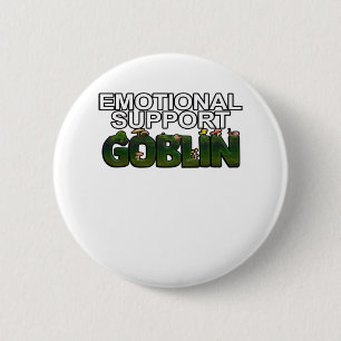 Badge Rond 5 Cm Soutenir Goblin Classique