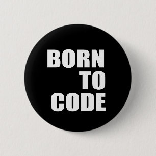 Badge Rond 5 Cm Soutenu pour coder