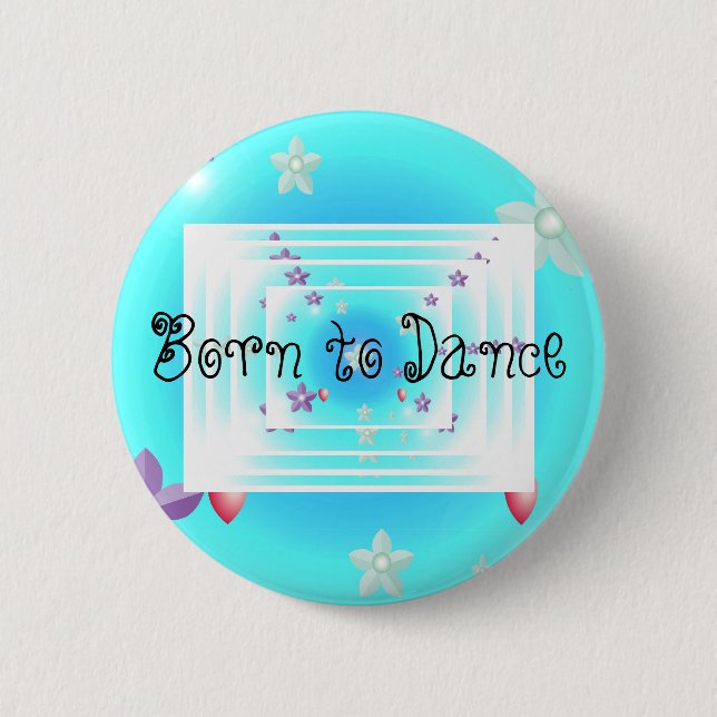Badge Rond 5 Cm Soutenu pour danser (Devant)