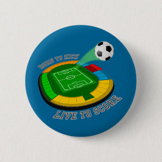 Badge Rond 5 Cm Soutenu pour donner un coup de pied, vivant pour