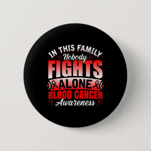Badge Rond 5 Cm Soutien à la famille Personne ne combat seul Cance