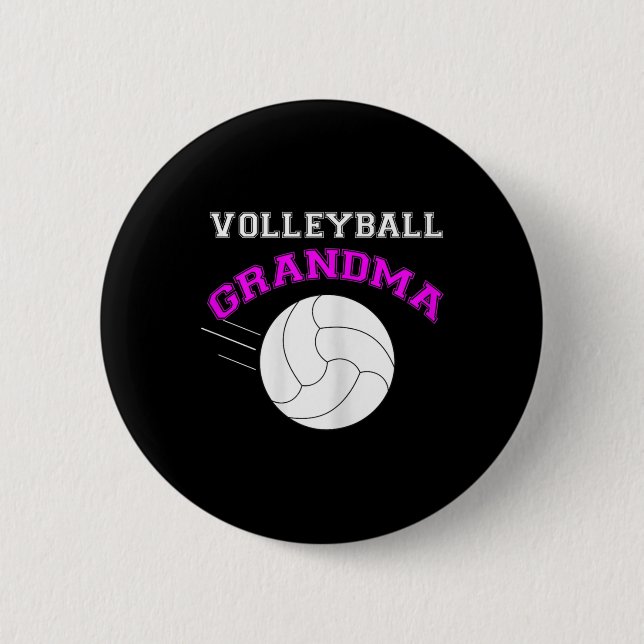 Badge Rond 5 Cm Soutien aux grands joueurs de volleyball (Devant)