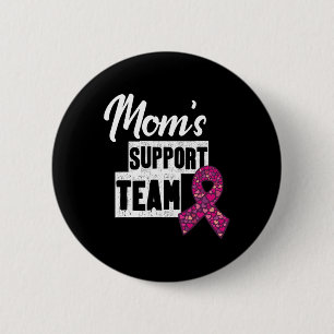 Badge Rond 5 Cm Soutien de la mère du cancer du sein