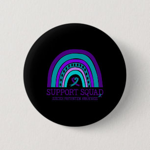 Badge Rond 5 Cm Soutien de l'Escadron Prévention du suicide arc-en
