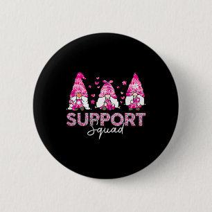 Badge Rond 5 Cm Soutien Équipe Tie Dye Gnome Lauréats du cancer du