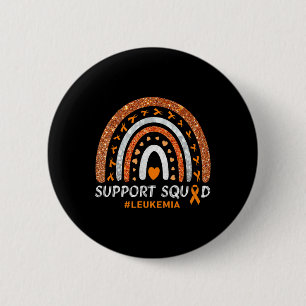 Badge Rond 5 Cm Soutien Escadrille Leucémie Sensibilisation Arc-en