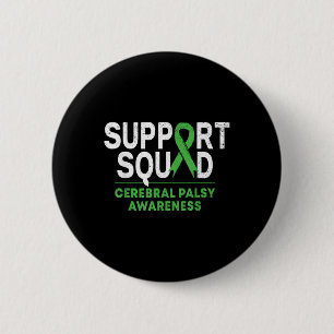 Badge Rond 5 Cm Soutien Escadron Cérébral Mois de sensibilisation