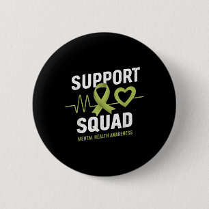 Badge Rond 5 Cm Soutien Escadron de sensibilisation à la santé men