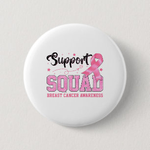 Badge Rond 5 Cm Soutien Escadron de sensibilisation au cancer du s