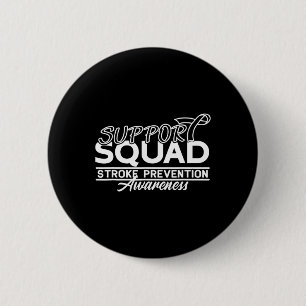 Badge Rond 5 Cm Soutien Escadron de sensibilisation Maladie cardia