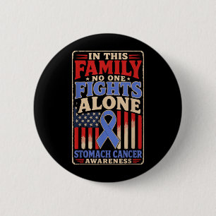 Badge Rond 5 Cm Soutien familial pour le cancer de l'estomac Cance