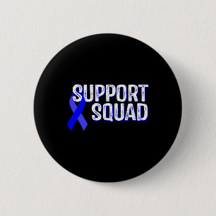 Badge Rond 5 Cm Soutien Guerrier de l'équipe Alopecia Areata Sensi