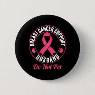 Badge Rond 5 Cm Soutien pour la sensibilisation au cancer du sein