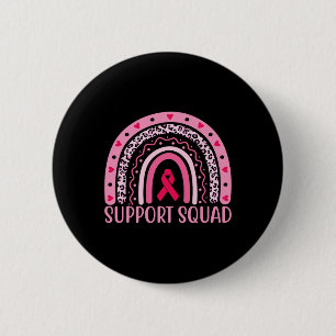 Badge Rond 5 Cm Soutien pour le cancer du sein Équipe guerrière Ca