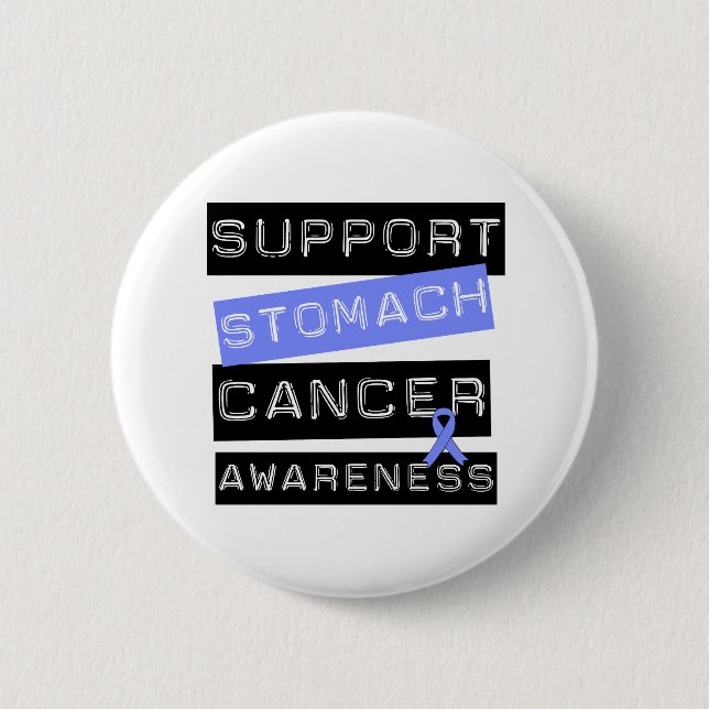 Badge Rond 5 Cm Soutien Sensibilisation au cancer de l'estomac (Devant)