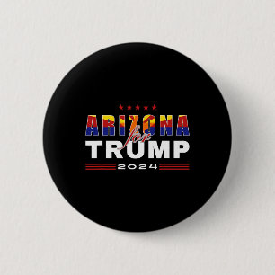 Badge Rond 5 Cm Soutient Trump Dans La Maga De L'Élection Présiden