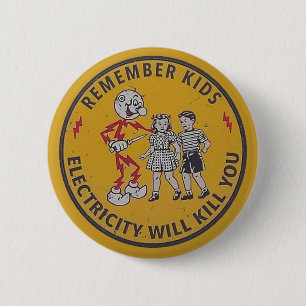 Badge Rond 5 Cm souvenez-vous les enfants