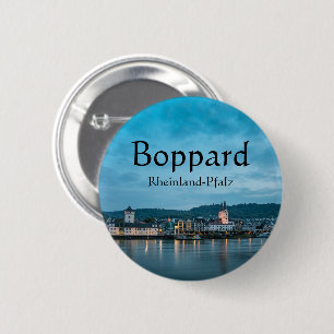 Badge Rond 5 Cm Souvenir de Boppard Allemagne
