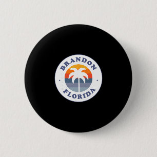 Badge Rond 5 Cm Souvenir de Brandon Floride Fl Rétro Coucher de so