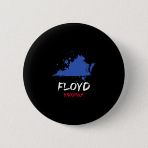Badge Rond 5 Cm Souvenir de vacances avec tache de peinture de Flo
