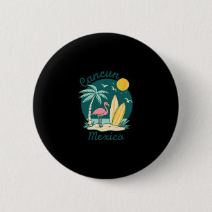 Badge Rond 5 Cm Souvenir du Mexique à Cancun Famille Mexique assor