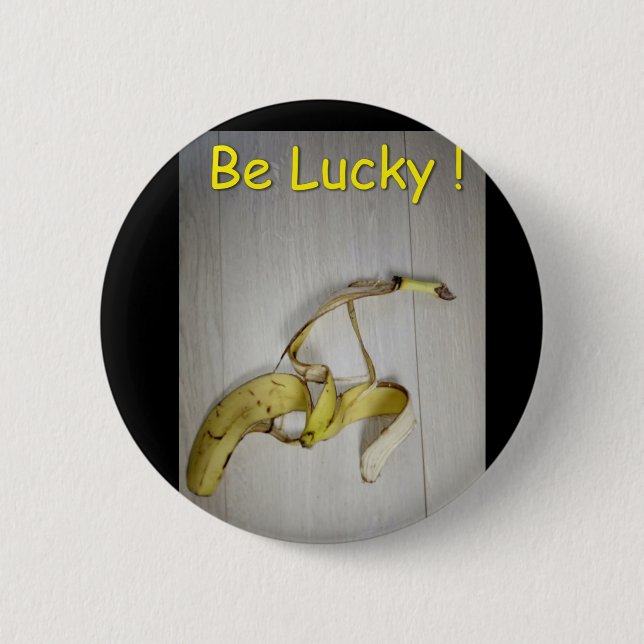 Badge Rond 5 Cm Soyez chanceux ! (Devant)