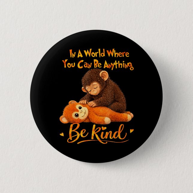 Badge Rond 5 Cm Soyez Gentil Ba Mignon (Devant)