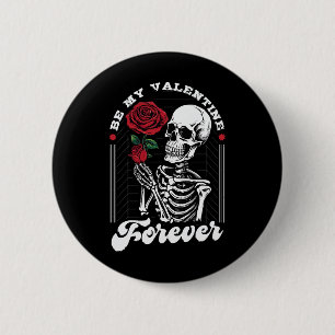 Badge Rond 5 Cm Soyez Ma Saint-Valentin Pour Toujours