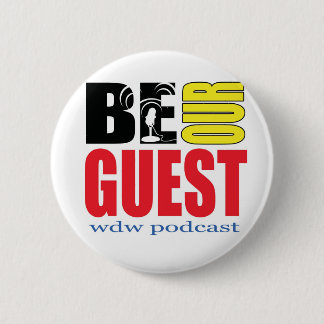 Badge Rond 5 Cm Soyez notre bouton de Podcast d'invité !