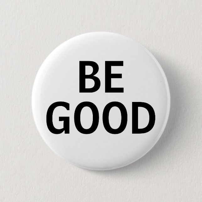 Badge Rond 5 Cm Soyez Sage (Devant)