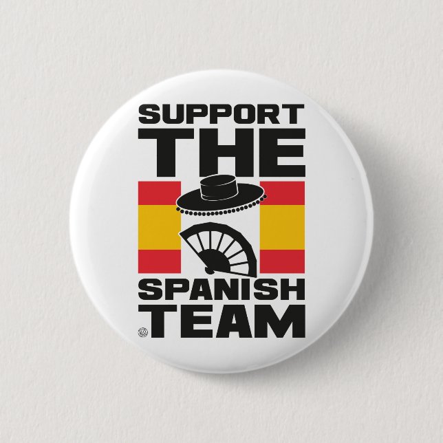 BADGE ROND 5 CM SPANISH TEAM (Devant)