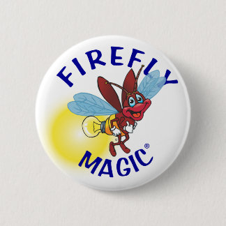 Badge Rond 5 Cm "Sparky" le bouton de luciole