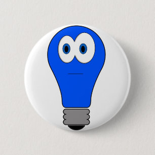 Badge Rond 5 Cm Spécial lumière bleue