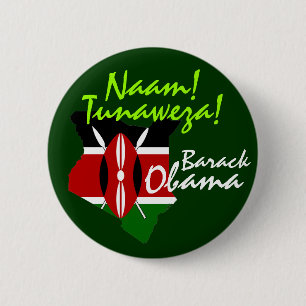 Badge Rond 5 Cm SPECIAL :  Naam !  Tunaweza !