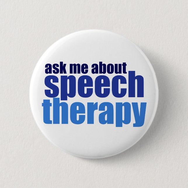 Badge Rond 5 Cm Speech Therapist (Devant)