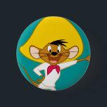Badge Rond 5 Cm SPEEDY GONZALES™ Debout<br><div class="desc">Œuvre d'art du personnage Speedy Gonzales.</div>