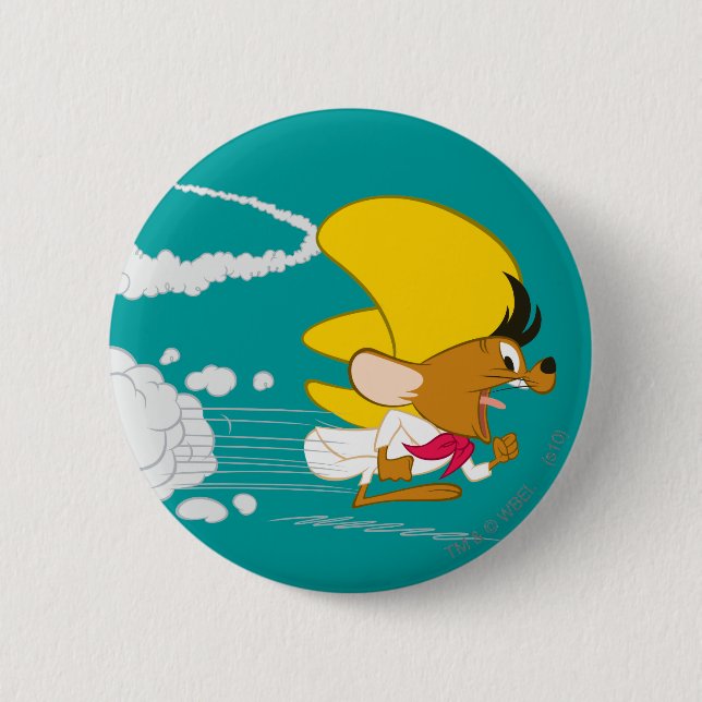 Badge Rond 5 Cm SPEEDY GONZALES™ en couleur (Devant)