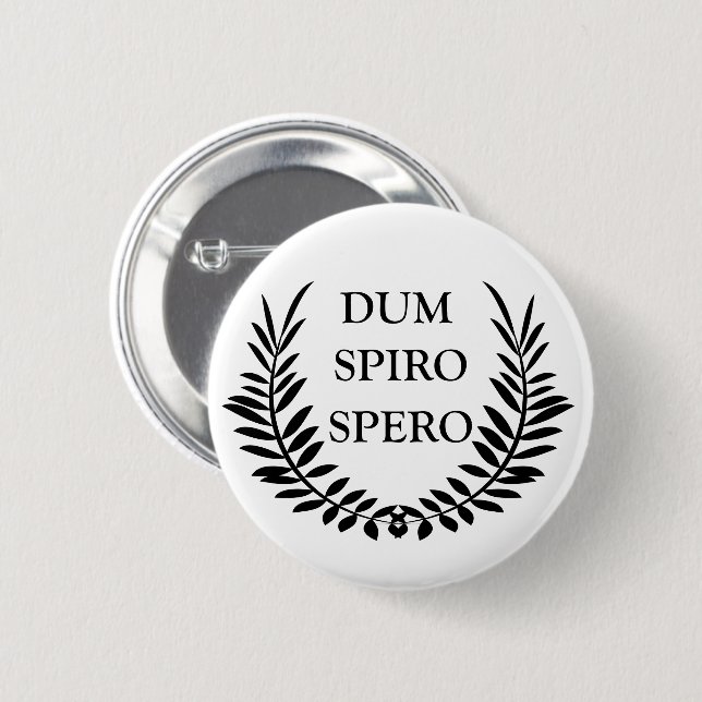 Badge Rond 5 Cm sperme spiro (Devant & derrière)