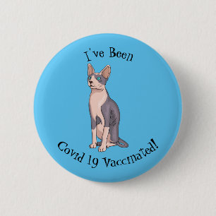 Badge Rond 5 Cm Sphynx cat