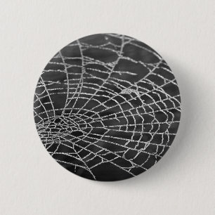 Badge Rond 5 Cm Spider Web