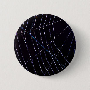 Badge Rond 5 Cm Spider Web