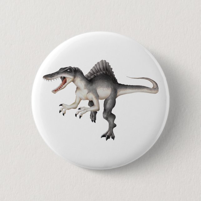 Badge Rond 5 Cm Spinosaurus (Devant)