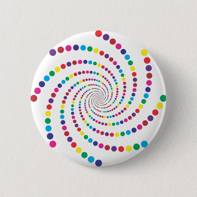 Badge Rond 5 Cm spirale de bulle (Devant)