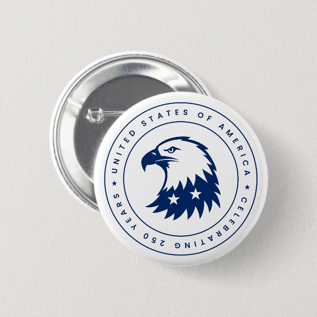 Badge Rond 5 Cm Spirit of Eagle (Devant & derrière)