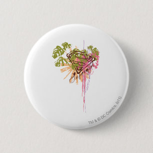 Badge Rond 5 Cm Splash couleur Supergirl