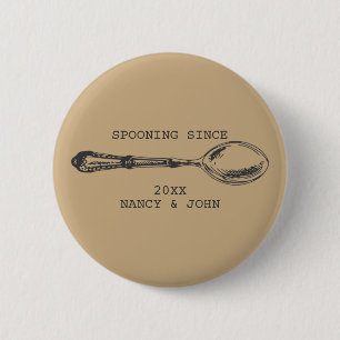 Badge Rond 5 Cm Spoting depuis Funny cadeau anniversaire Flirty